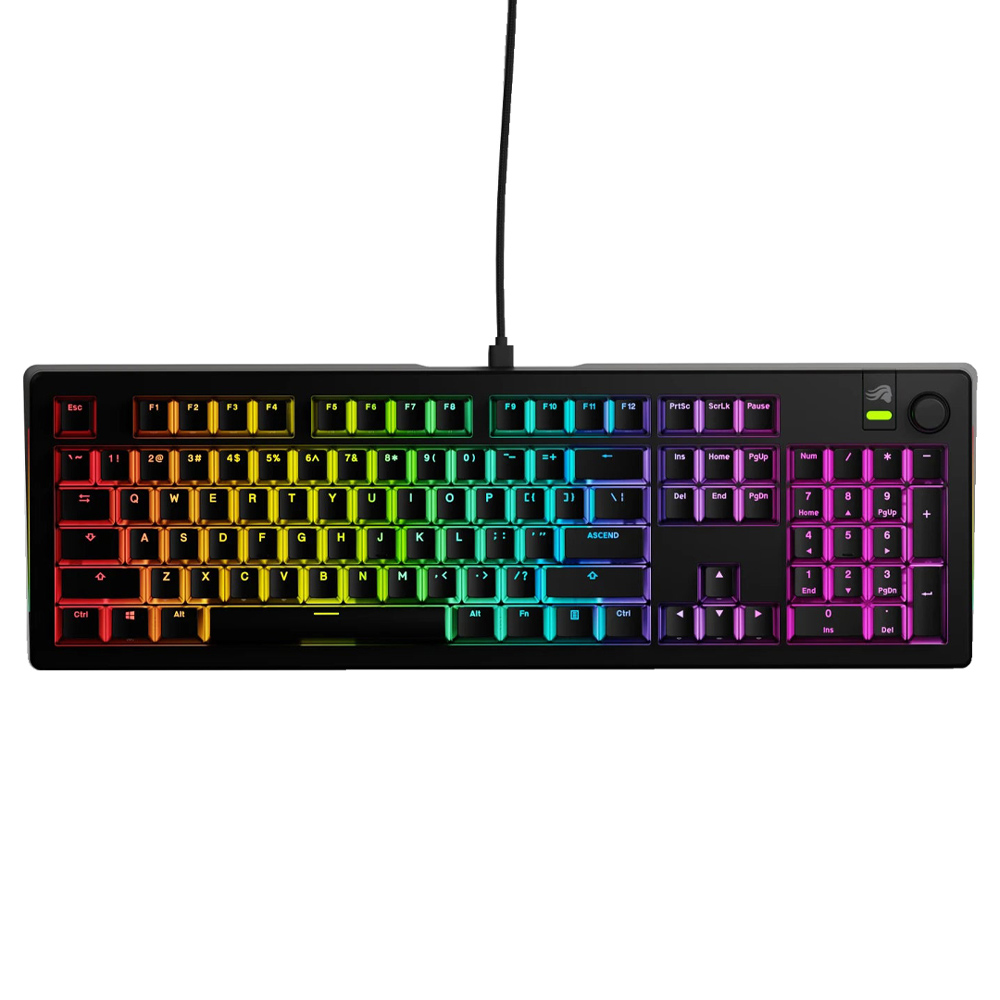 Glorious GMMK 3 100% Prebuilt Wired Keyboard Black ARABIC Glorious GMMK 3 100% Prebuilt Wired Keyboard Black ARABIC